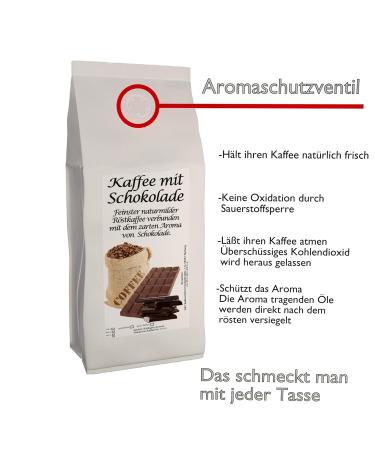 C&T Aroma Coffee - Chocolate Flavored Ground Coffee (1000g) - Premium Private Roasting for an Indulgent Experience - Buy Online on SooperMarket.com