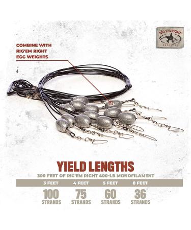 Rig'Em Right Waterfowl DIY Custom Texas Style Decoy Anchor Rigging System - 3-Dozen 8ft Rigs - Buy Online on SooperMarket.com