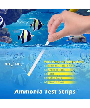 BOSIKE 50 Ammonia Test Kit - 2 in 1 Freshwater & Saltwater Nitrate Testing | Essential Aquarium Accessories for International Shipping - Buy Online on SooperMarket.com