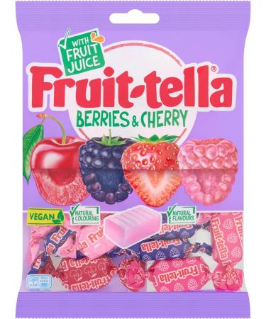 Fruittella Berries & Cherry Soft Chew Sweets 170 g (Pack of 8) - Buy Online on SooperMarket.com