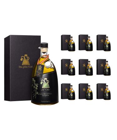 Al'Oleo I 3 Global Awards Winner I Unfiltered Extra Virgin Olive Oil from Spain (500 ml X 10 units) New Harvest 2023-2024