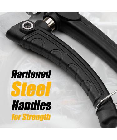 Venzo Heavy Duty 2-in-1 Stainless Steel Cable Cutter Scissors Crimper Tool for Bike Brake MTB Cable Repair - Small Hard Wire - Buy Online on SooperMarket.com