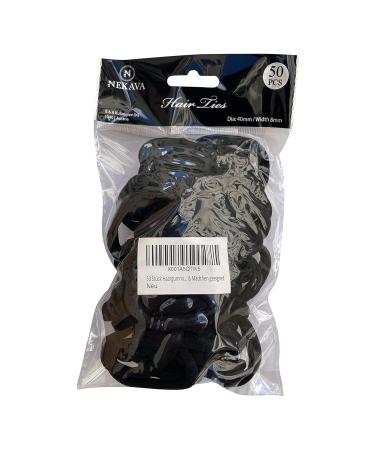 Buy 50 High-Quality Cotton Hair Ties - Metal-Free Elastic Bands for Women & Girls | Ideal Everyday Hair Accessories - Buy Online on SooperMarket.com