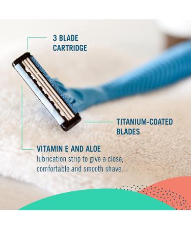 Preserve Shave 3 Razor Replacement Cartridges - 4 Count - Buy Online on SooperMarket.com