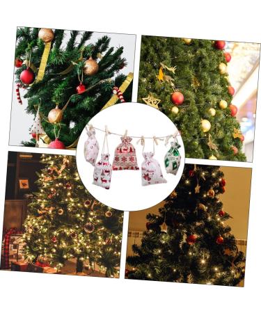 CHILDWEET 1 Set Christmas Bag Storage Bags Christmas Calendar Countdown Xmas Storage Pouch Portable - Buy Online on SooperMarket.com