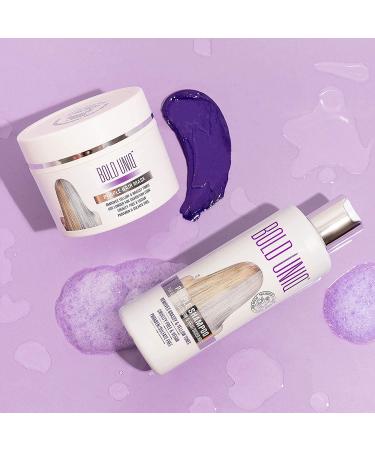 Bold Uniq Purple Shampoo & Mask Bundle - Eliminates Brassiness, Lightens Blonde, Platinum & Gray Hair - Paraben & Sulfate Free - Vegan & Cruelty Free - Buy Online on SooperMarket.com
