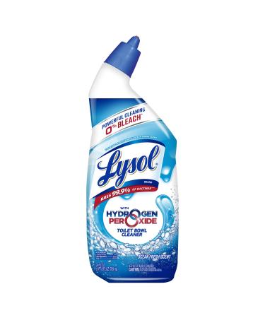 Lysol Toilet Bowl Cleaner Gel, For Cleaning and Disinfecting, Bleach Free, Ocean Fresh Scent, 24oz