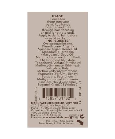 Buy Macadamia Professional Nourishing Moisture Oil Treatment - 30ml | International Shipping Available - Buy Online on SooperMarket.com