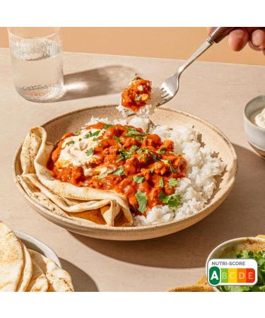 Buy Vegan Tikka Masala Chunky Bowl - 380g Glass - Healthy Gluten-Free High Protein Ready Meal - Lion Content - Buy Online on SooperMarket.com