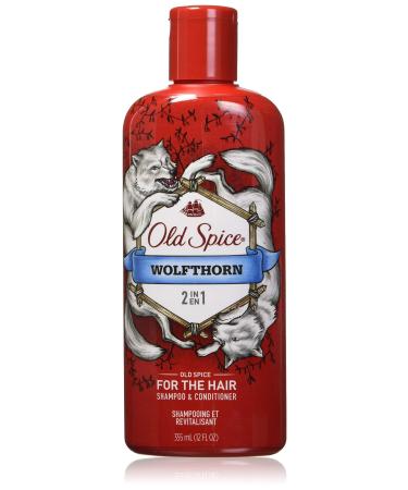 Old Spice Wolfthorn 2-in-1 Shampoo and Conditioner 12 Fl Oz Wolfthorn 2-in-1 Shampoo and Conditioner 12 Fl Oz (Pack of 1)