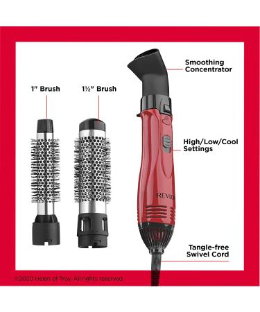 Revlon 1200W Perfect Style Hot Air Kit - 3 Piece Set | Style, Curl, and Volumize - Buy Online on SooperMarket.com