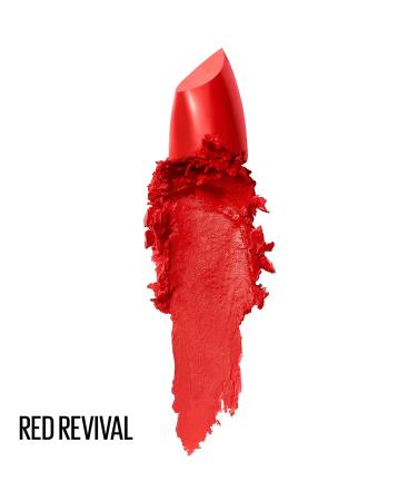 (3 Pack) Maybelline Colorsensational Lipcolor Red Revival 645 - 0.15 oz - Buy Online on SooperMarket.com