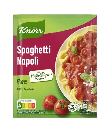 Knorr Fix Spaghetti Napoli for pasta without flavour enhancers 39 g (1 pack) Napoli 39 g (1 pack)