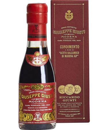 Historical Collection - Balsamic Vinegar of Modena IGP - 3 Gold Medals "Riccardo Giusti" - Champagnottina with Carton - 100 ml