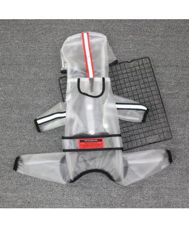 BT Bear Dog Raincoat with Legs Transparent Four-legs Large Dog Raincoats Waterproof with Reflective Strips & Hood Jumpsuit for Medium Dogs Large Dogs (7XL) - Buy Online on SooperMarket.com