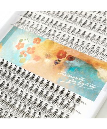LANKIZ Cluster Lashes - DIY Featherlight Synthetic Eyelash Extension Wisps - Reusable Soft False Eyelashes - Natural Look - 10D+20D (9-14mm) - Buy Online on SooperMarket.com
