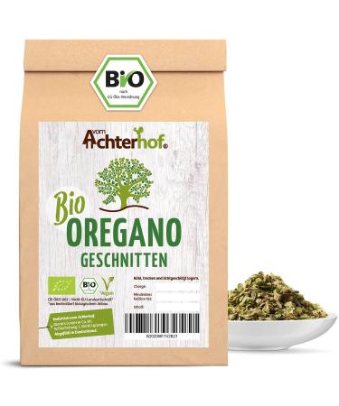 Organic dried oregano shredded (500g) | Organic Wild Marjoram | Premium spice from Achterhof 500 g (1 pack)