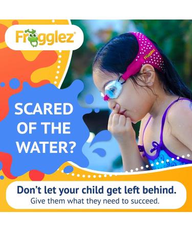 Frogglez Anti-Fog Kids Swimming Goggles | Ages 3-10 | Recommended by Olympic Swimmers | Premium Strap | Blue Frog - Buy Online on SooperMarket.com