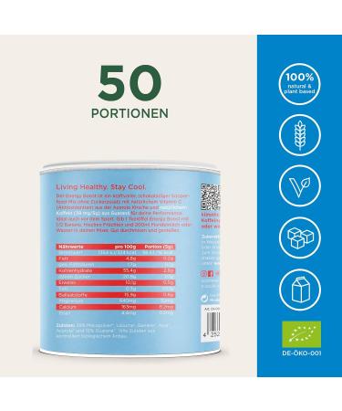 Sooper Food Energy Boost 250g Powder | Bio Vegan Superfood Addon for Sustainable Energy | Essential Vitamins & Minerals | Coffee Alternative with Maca & Cacao - Buy Online on SooperMarket.com