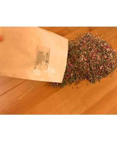 ORIGANICS Rewilding Herbal Blend (1.25oz/35.4g) Loose-Leaf Mints & Roses Sifted Cut Dried & Ground - Buy Online on SooperMarket.com