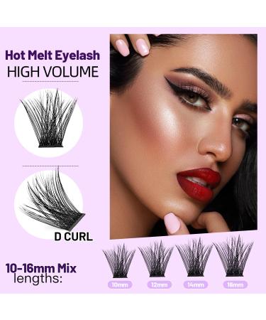 Buy Bodermincer 120pcs D Curl Mixed Eyelashes - Professional Individual Cluster for Home Extensions (8-10-12-14-16mm - Buy Online on SooperMarket.com