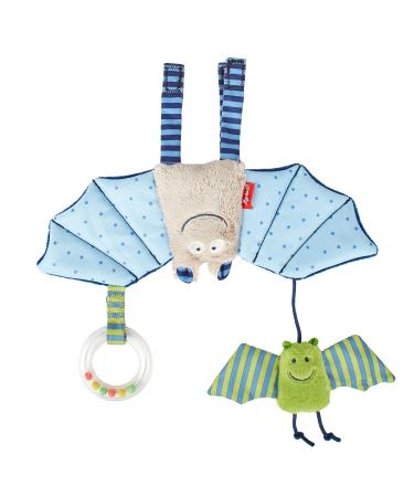 SIGIKID 41013 Pendant Bat Urban Girls and Boys Baby Toy Recommended from Birth Blue