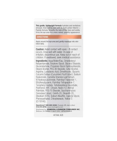 Neutrogena Rapid Firming Peptide Eye Cream - Pack of 4 | Hydrating, Fragrance-Free, & Brightening Formula to Reduce Fine Lines & Puffiness - Buy Online on SooperMarket.com