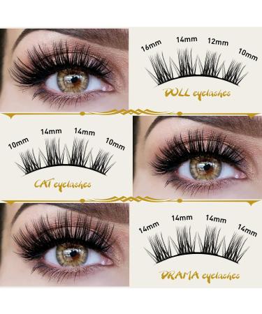 72 Count D Curl Individual Cluster Lashes | Natural Soft Fluffy DIY Lash Extensions - B&Q Lash Clusters | D-10mm B 36 - Buy Online on SooperMarket.com