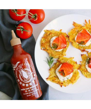 Flying Goose Sriracha Extra Garlic Hot Chilli Sauce 455ml (Pack of 2) by CNMART - Buy Online on SooperMarket.com