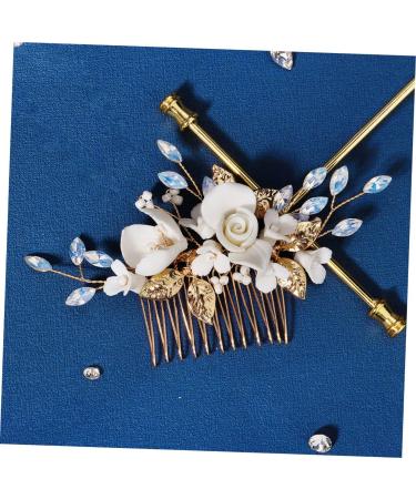 KOMBIUDA Bridal Comb Bride The Photo Ceramics The Flowers - Buy Online on SooperMarket.com