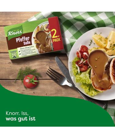 Knorr Pepper Sauce - Spicy Pepper Sauce Without Flavor Enhancers | 18x 2 Pack (46g) - International Shipping Available - Buy Online on SooperMarket.com