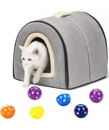 QIODAZOO 12PCS Cat Toy Balls 6 PCS Cat Bell Ball and 6 PCS Cat Soft Ball for Kitten Cat Interacitve Indoor Colorful Toy (Random Color) - Buy Online on SooperMarket.com