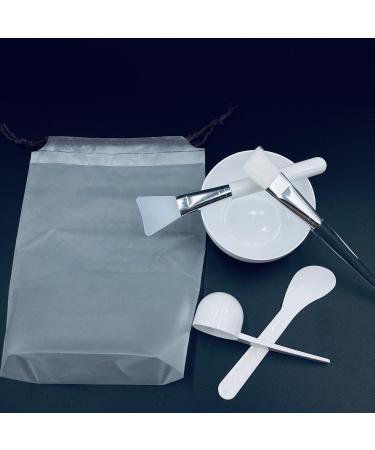 Face Mask Mixing Bowl Set - 5 in 1 DIY Facial Mask Tool Kit with Silicone Brush & Spatula | Perfect for Skincare Enthusiasts - Buy Online on SooperMarket.com