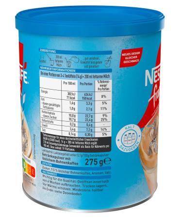 Buy NESCAF Frapp Iced Coffee Powder | Lactose-Free Instant Coffee | 275g Pack - International Shipping - Buy Online on SooperMarket.com