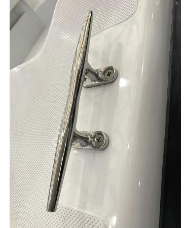SHENGHUISS 8 inch Boat Dock Cleat Stainless Steel 316 - 4 Pack | Marine Deck Rope Cleats with Fasteners - 2 Pack - Buy Online on SooperMarket.com