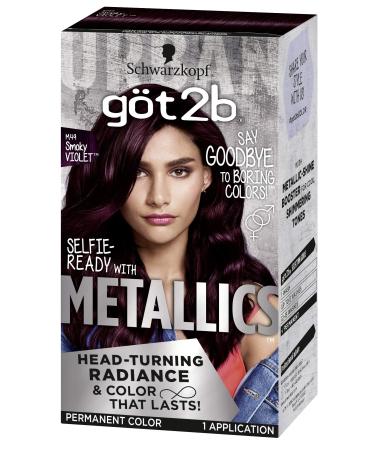 Schwarzkopf Got2b Metallics Permanent Hair Color  M49 Smoky Violet