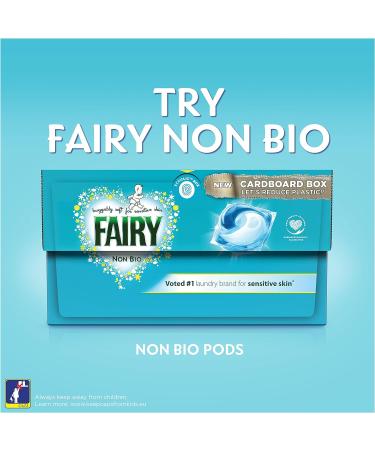 Fairy Non Bio All-in-1 PODS Laundry Detergent Washing Liquid Tablets / Capsules 112 Washes (4x28) Huggably Soft For Sensitive Skin - Buy Online on SooperMarket.com