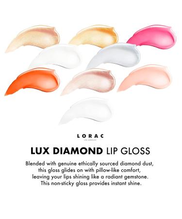 LORAC LUX Diamond Lip Gloss - Pink Sand | Multi-Dimensional Shine, Long Lasting Formula - Buy Online on SooperMarket.com