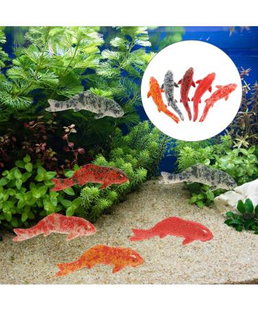 Artificial Floating Fish Decoration - 5pcs Aquarium Model for Terrarium & Landscape Crafts - Buy Online on SooperMarket.com