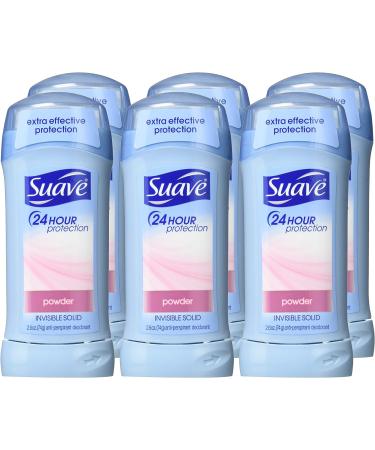 Suave Anti-Perspirant & Deodorant Invisible Solid Powder 2.6oz (Pack of 6) - Long-lasting Protection - Buy Online on SooperMarket.com