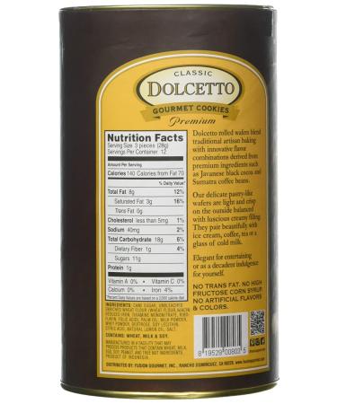 DOLCETTO Lemon Wafer Rolls - 12 OZ | Delicious Italian Treat - Buy Online on SooperMarket.com