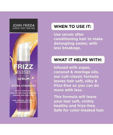 Frizz Ease Extra Strength Hair Serum 1.69 fl oz - Tame Frizz & Boost Shine - Buy Online on SooperMarket.com