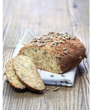 Sukrin Fibre Bread Mix - Low Carb, Gluten Free, Milk Free, Yeast Free, High Fibre 1kg - Perfect for Keto Diets & Easy Baking (Pack of 1) - Buy Online on SooperMarket.com