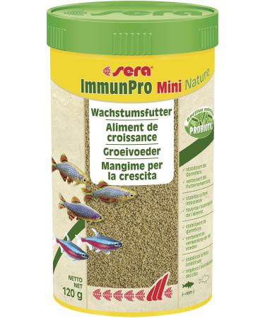 sera ImmunPro Mini Nature 250 ml (120 g) - Probiotic growth food for ornamental fish up to 4 cm