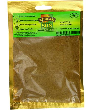 African Sun Pepper Soup Mix 70g-Fd