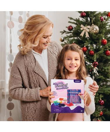 DAI Weaving Loom Kit for Kids and Adults - Potholder Loops Toys - Beginners Knitting Set with Metal Crochet Hooks - Ages 6-12 - Buy Online on SooperMarket.com