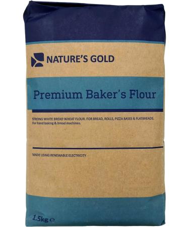 Nature's Gold Premium Baker's Strong White Bread Flour 1.5kg (Pack of 2) - Buy Online on SooperMarket.com