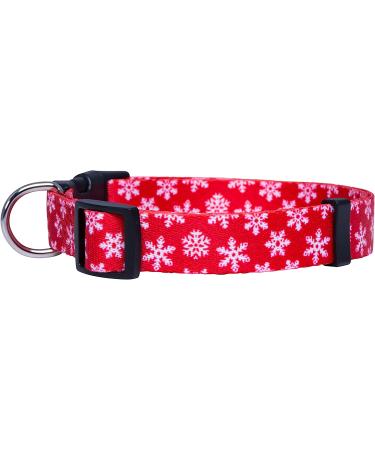 Native Pup Holiday Dog Collar - Valentine's Day, Halloween, Thanksgiving, Christmas, 4th of July, American Flag, St. Patrick's Day, Easter - Medium (Pack of 1) Christmas Snowflakes - Buy Online on SooperMarket.com