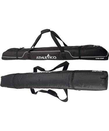 Athletico Diamond Trail Padded Ski Bag - Black 170cm - Single Ski Travel Bag - Buy Online on SooperMarket.com