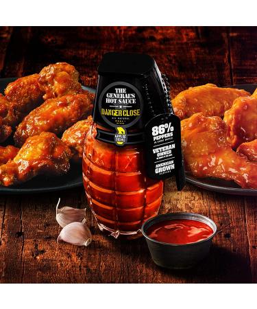 The General's Hot Sauce Super 6 - American Grown & Veteran Owned Gift Set | 6 Pack of All Natural Gourmet Hot Sauce in Glass Grenade Bottles | Made in USA - Buy Online on SooperMarket.com